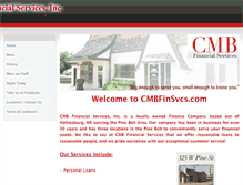 Tablet Screenshot of cmbfinsvcs.com